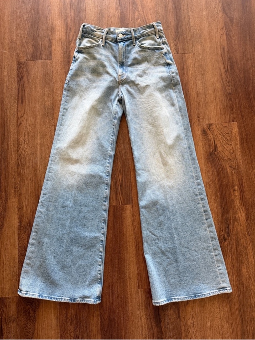 Mother The Hustler Roller Sneak Jeans - Picture 3 of 7